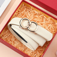 鱷魚(yú)恤新年禮物頭層牛皮女士自動(dòng)扣腰帶時(shí)尚精致百搭皮帶女生日