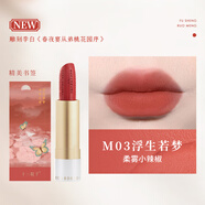 VPJ【官方】詩詞口紅啞光唇膏淡妝顯白不易沾杯滋潤小眾國風(fēng)彩妝 色M03浮生若夢