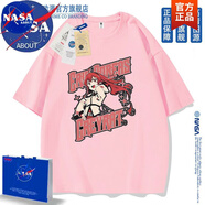 NASA ABOUT動(dòng)漫聯(lián)名無(wú)職轉(zhuǎn)生洛琪希艾莉絲短袖T恤學(xué)生潮流純棉半袖體恤 粉色-N1280-愛麗絲 3XL (重磅純棉)