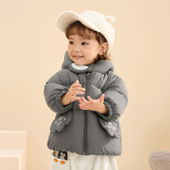 巴拉巴拉嬰兒羽絨服男童冬季女童短款外套造型2024可愛洋氣萌208424107234