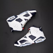 耐克（NIKE）【極速發(fā)貨】 AJ6 男子中幫復(fù)古籃球鞋飛人喬6運(yùn)動鞋 CT8529-164  海軍藍(lán) 41