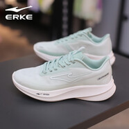 鴻星爾克（ERKE）奇彈lite3.0情侶款人工肌肉跑步鞋2024夏季新款超輕減震運(yùn)動(dòng)鞋男 淺沫綠/微晶白-女款 37