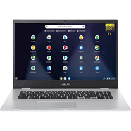華碩（ASUS） 17 Premium筆記本電腦 17.3英寸寬屏全高清 谷歌雙核 銀色 英特爾賽揚N4500雙核處理 4+128GB