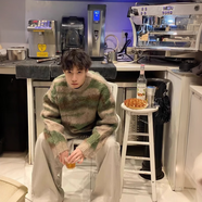 衣然呈品馬海毛撞色拼接條紋毛衣男慵懶風(fēng)高級(jí)感日系復(fù)古情侶針織衫外套男 綠色 2XL【建議140-160斤】
