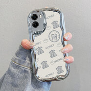 初黎適用vivoy55s手機殼vivo新款y55s硅膠vivy全包防摔vvo丫viv0voy保護vovoy套voviy女v2164a步步 電鍍奶油紋-銀色-ZC23財富 vivo Y55s