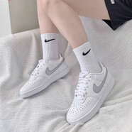 耐克（NIKE）Court Vision  帆白綠奶油 男女低幫防滑耐磨運(yùn)動(dòng)休閑板鞋 CD5434-111白灰 39