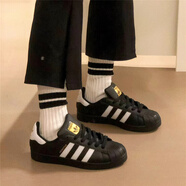 三葉草（Adidas）阿迪達斯 SUPERSTAR 黑白 金標(biāo)貝殼頭 小白鞋 女鞋 板鞋 運動鞋 EF5398 37