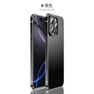 艾代適用蘋果16promax手機(jī)殼新款鈦合金邊框iPhone16pro超薄防摔磨砂背板MAX高級感男女散熱保護(hù)套 【鈦黑色】原機(jī)鈦鋼邊-磨砂背板 蘋果 16 ProMax