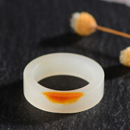 春龍 精美玉白玉貔貅戒指 和田玉扳指 男女款玉指環(huán)玉介子 白玉籽料方形 默認