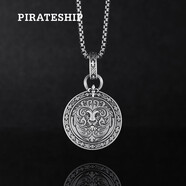 海盜船（pirateship）項(xiàng)鏈 男女S925銀項(xiàng)鏈獅子圖騰毛衣鏈復(fù)古個(gè)性時(shí)尚情人節(jié)禮物