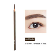 ZFC砍刀眉筆一字眉微雕自然塑形顯色不易暈染脫色刀削式化妝鉛筆 02深棕色