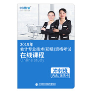 備考2020初級會計(jì)職稱教材 2019年教材在線課程 2019年會計(jì)專業(yè)技術(shù)（初級）資格考試在線課程-沖刺班