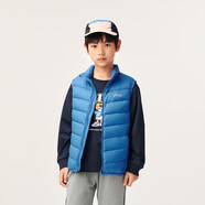 亞瑟士（asics）童裝2025冬季男女童兒童三防科技羽絨馬甲輕量保暖