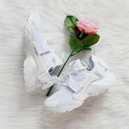 耐克（NIKE）新款女鞋Huarache city 華萊士運動(dòng)休閑鞋跑步鞋 AH6804-010 AH6804-100 38.5