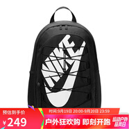 耐克（NIKE）男女雙肩包背包 大容量旅行包電腦書包休閑包DV1296-010 黑白