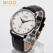 【二手95新】美度(MIDO)貝倫賽麗M8600自動(dòng)機(jī)械男表38mm手表奢侈品鐘表腕表瑞表回收鑒定 羅馬刻度 白盤(pán)-皮帶M8600.4.26.8