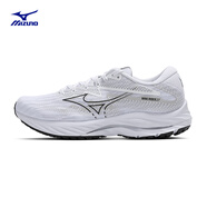美津濃（MIZUNO）男子運(yùn)動(dòng)慢跑鞋 增強(qiáng)穩(wěn)定 減震回彈WAVE RIDER 27 45碼