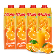 瑪麗（MALEE）泰國進口果汁飲料 橙汁 大瓶聚會餐飲裝飲品1L*4瓶