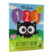 英文原版Milo's 123 Activity Book 進(jìn)口故事書