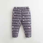 馬克珍妮秋冬裝女童男童褲子兒童超輕羽絨褲內膽 嬰兒寶寶羽絨褲82935 夢(mèng)幻小貓 73 18M