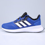 阿迪達斯 （adidas） RUNFALCON 男子網(wǎng)面緩震透氣輕便運動(dòng)休閑跑步鞋F36199 藍白/FW5055 40 (245mm)