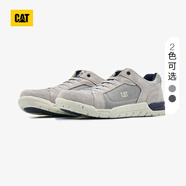 CAT卡特休閑鞋皮鞋男鞋男士休閑鞋單鞋低幫鞋子男商場(chǎng)同款 亮灰 41