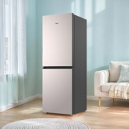 海爾（Haier）風(fēng)冷無(wú)霜201升兩門(mén)大容量雙門(mén)冰箱玻璃面板小型電冰箱2-3人用租房 201升金色2門(mén) BCD-201WGHC290Y1