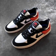 耐克（NIKE）男鞋2025秋冬季新款運動(dòng)鞋COURT時(shí)尚經(jīng)典潮流休閑滑板鞋 CJ0882-102黑白紅/新年款 40