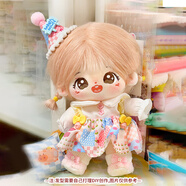 奧智嘉棉花娃娃玩具女孩生日禮物過家家有骨換裝娃娃架毛絨公仔玩偶