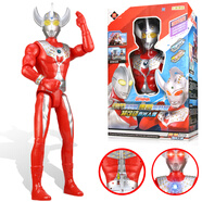 奧特曼泰羅之父咸蛋超人賽文艾斯超可動(dòng)人偶帶披風(fēng)正版大號玩具 超大號丨可動(dòng)聲光泰羅73cm