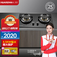 華人（HUAREN）H917家用燃氣灶臺式嵌入式煤氣灶雙灶天然氣液化氣爐具節(jié)能猛火灶 天然氣