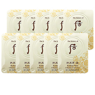 后（The history of Whoo）雪玉凝套裝拱辰享水乳霜套盒淡班潤白滋潤補水禮盒女士護膚品韓國 雪玉凝祛斑津膏10片