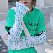 帝行（DIXING）可愛(ài)卡通寬松喇叭袖防曬袖套女ins風(fēng)學(xué)生透氣春夏季遮陽(yáng)護(hù)臂冰袖 ZX字母