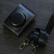 曜灃適用索尼ZV1ii相機(jī)套sony z-v1m2代保護(hù)套gr3x斜挎相機(jī)包ZV-1F 黑色[豎款]挎包