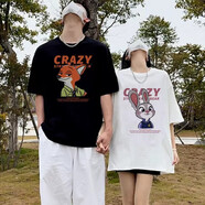 love legend情侶裝短袖t恤半袖夏季套裝一男一女情侶款衣服寬松百搭休閑定制 女白【尼克狐】 S （建議80-100斤）