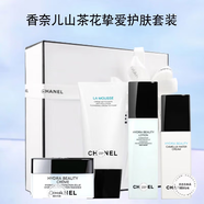 香奈兒（Chanel）國內(nèi)專柜香奈兒Chanel山茶花摯愛護膚套裝洗面奶 保濕乳圣誕禮物 潔面+精華水+乳霜+乳液