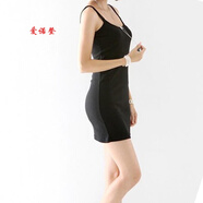 愛諾登（Ainuodeng）吊帶背心女夏中長款莫代爾內搭打底吊帶裙襯裙緊身包臀裙 莫代爾打底裙5#：黑色 均碼