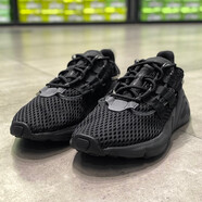 阿迪達斯 （adidas）三葉草運動鞋男鞋女鞋2025秋季新款戶外跑步鞋健身訓練休閑鞋 EF4278黑色 39