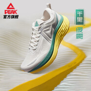匹克（PEAK）態(tài)極科技千里厚底緩震慢跑鞋男鞋夏季競(jìng)訓(xùn)跑步鞋回彈訓(xùn)練鞋運(yùn)動(dòng)鞋 【男款】灰/黃-奮梨向前 44