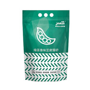 怡親（YOKEN）祛味易結團緊實(shí)低粉塵貓砂盆貓沙2mm綠茶豆腐貓砂2.5kg