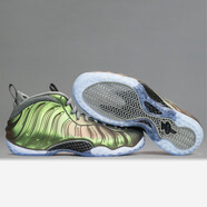 耐克（NIKE）男女鞋新款Foamposite噴泡氣墊緩震經(jīng)典運動休閑鞋籃球鞋 AA3963-001炫光綠噴 39
