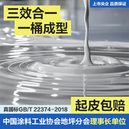 嘉寶莉（CARPOLY）三合一地坪漆水泥地面漆耐磨防水家用室外水性油漆月表灰5KG