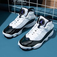 耐克（NIKE）男鞋 2025秋夏季新款Air Jordan 6 AJ6黑紅六冠王男子中幫籃球鞋3 322992-104黑白 40