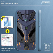 留春 小米mi黑鯊4s手機(jī)殼黑鯊4sPro保護(hù)套防摔全包軟超薄情侶網(wǎng)紅5G男硅膠女液態(tài)硅膠機(jī)械戰(zhàn)甲 黑鯊4s-4spro通用【熏衣灰-幻影鎧甲】