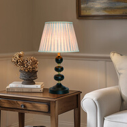 絡(luò)曼（LUOMAN）現(xiàn)代簡約歐式民宿高級感臥室床頭柜燈裝飾美式客廳書房臺燈法式風(fēng)