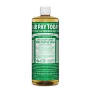 美國(guó)Dr.Bronner\x27s  布朗博士 精油液體皂潔顏露 有機(jī)杏仁精油液體皂潔顏露 946ml