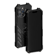 龍豈 iphone14手機(jī)殼蘋果16plus金屬邊框ip15ProMax防摔全包保護(hù)mini蝙蝠俠新款鏤空散熱外殼13Pro男12 iPhone14 ProMax 蝙蝠俠