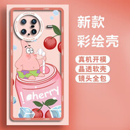 飛克斯 vivoXNote手機(jī)殼保護(hù)套透明硅膠鏡頭全包防摔創(chuàng)意卡通海綿寶寶軟殼vivoY10/Y20 【櫻桃派大星】 vivoXNote