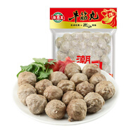 海霸王 潮汕牛筋丸 500g 火鍋食材 火鍋丸子 燒烤食材 關(guān)東煮食材