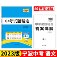 2023寧波中考 語(yǔ)文 中考試題精選 天利38套